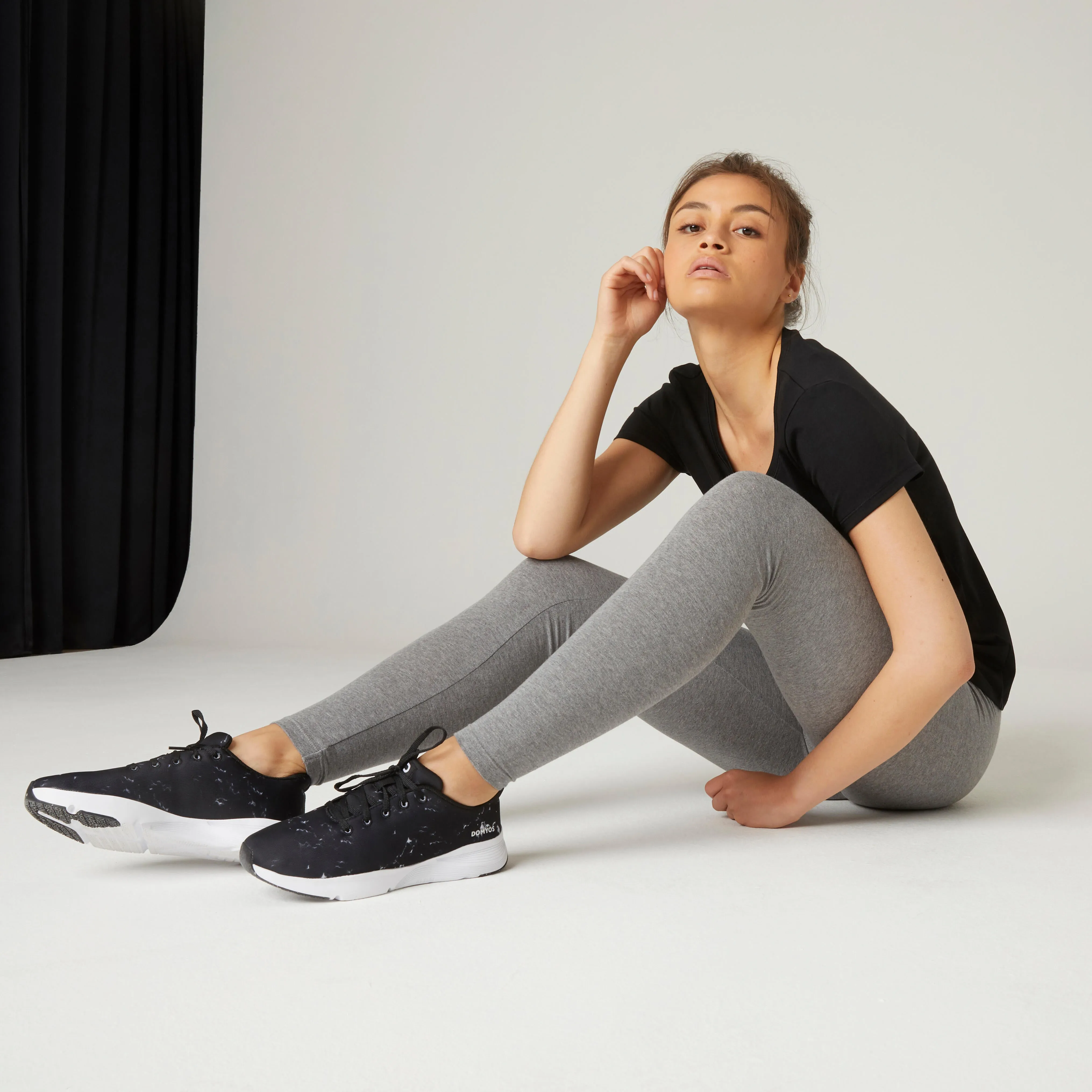 Adidas Comfort Leggings, dark grey/black