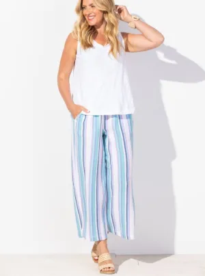 Awning Stripe Cabana Pants [Palm-65130]