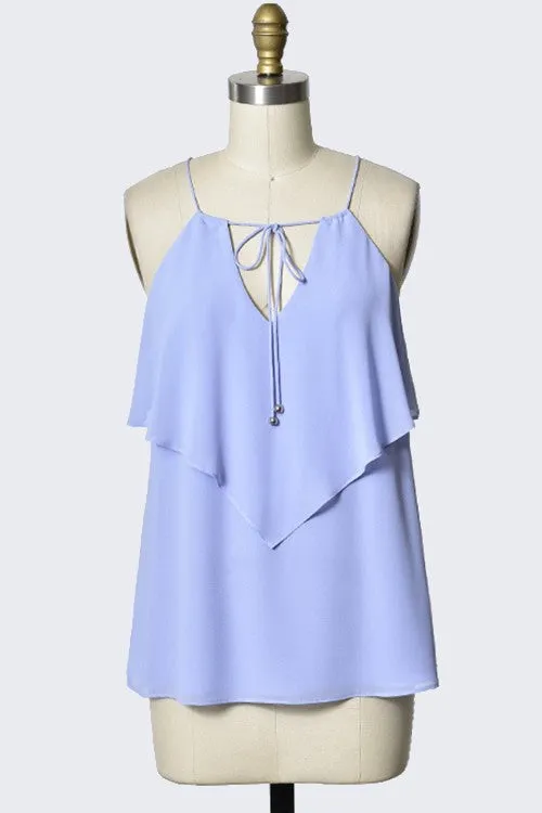 Baby Blue Sleeveless Tank
