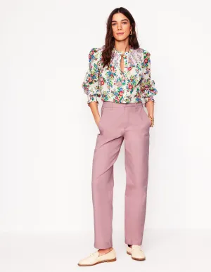 Barnsbury Chino Trousers-Almond Pink
