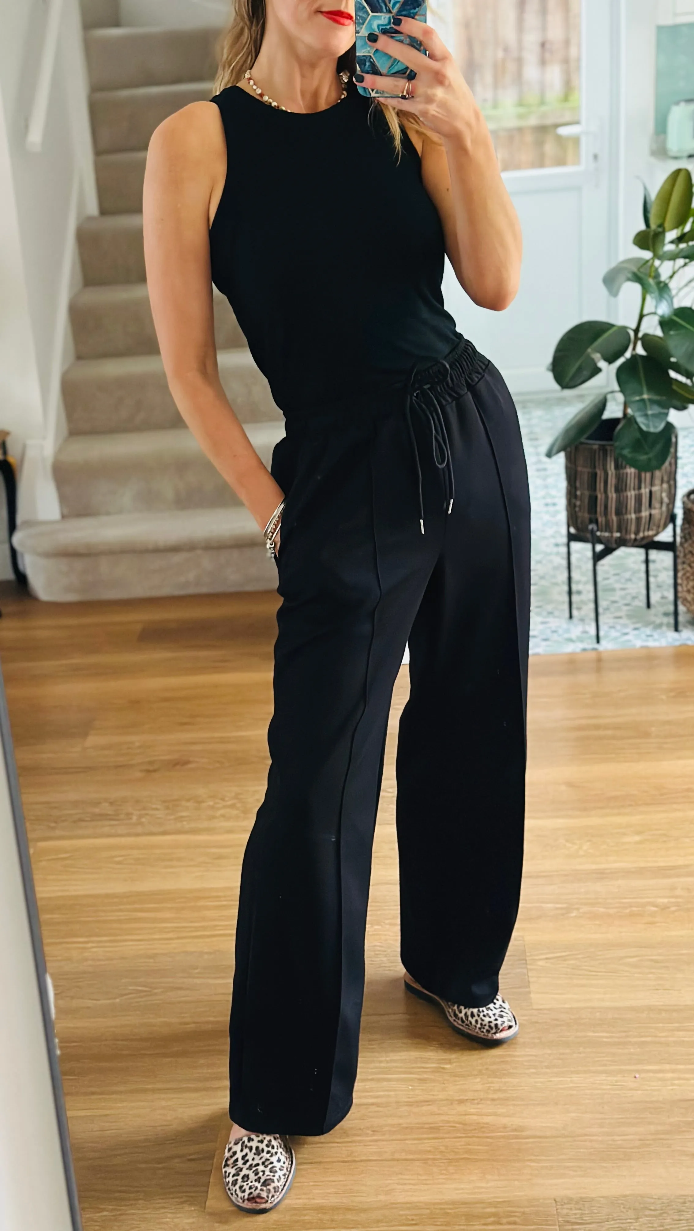 Black Tailored Joggers