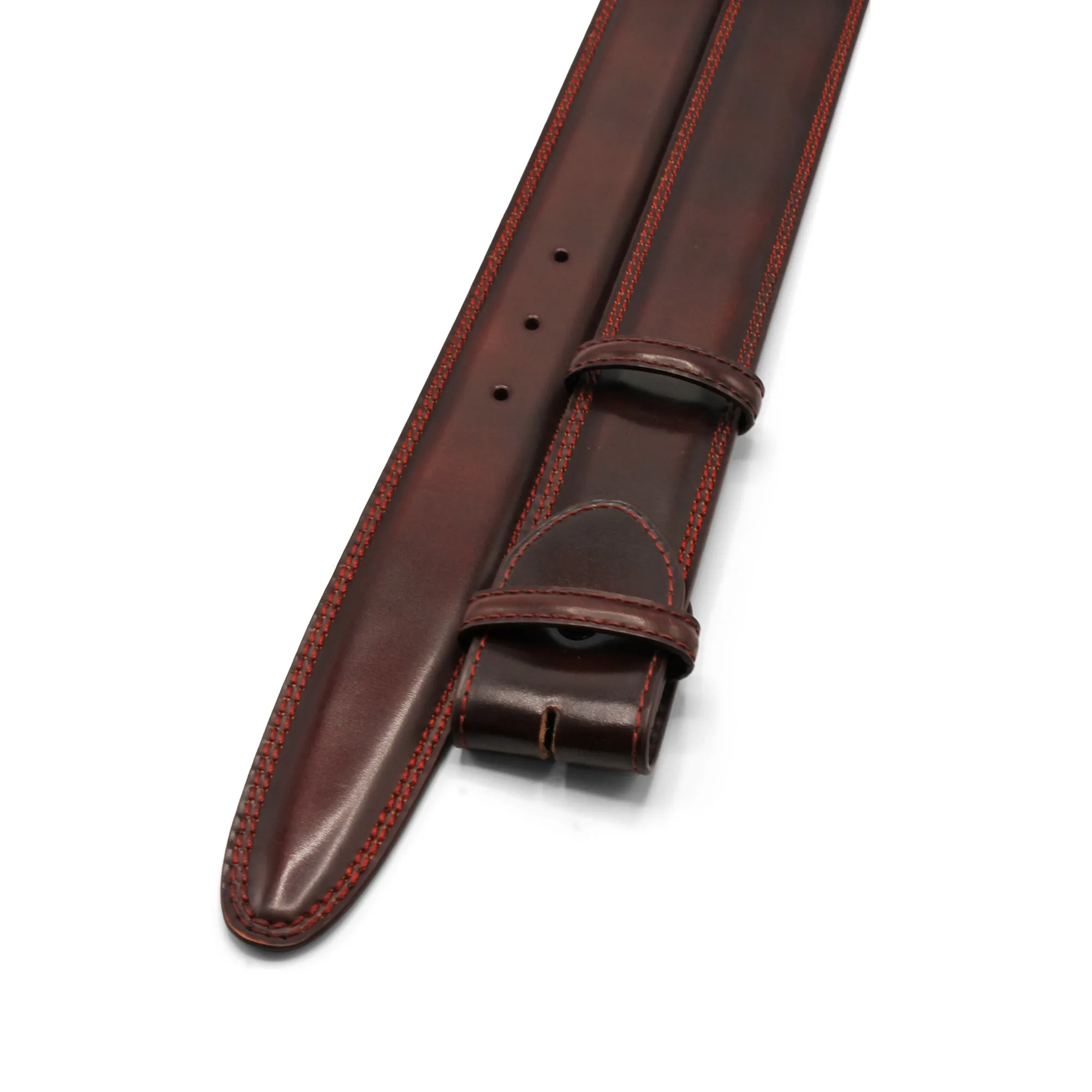 Bogart Welt Hand Burnished Tudor Belt Strap