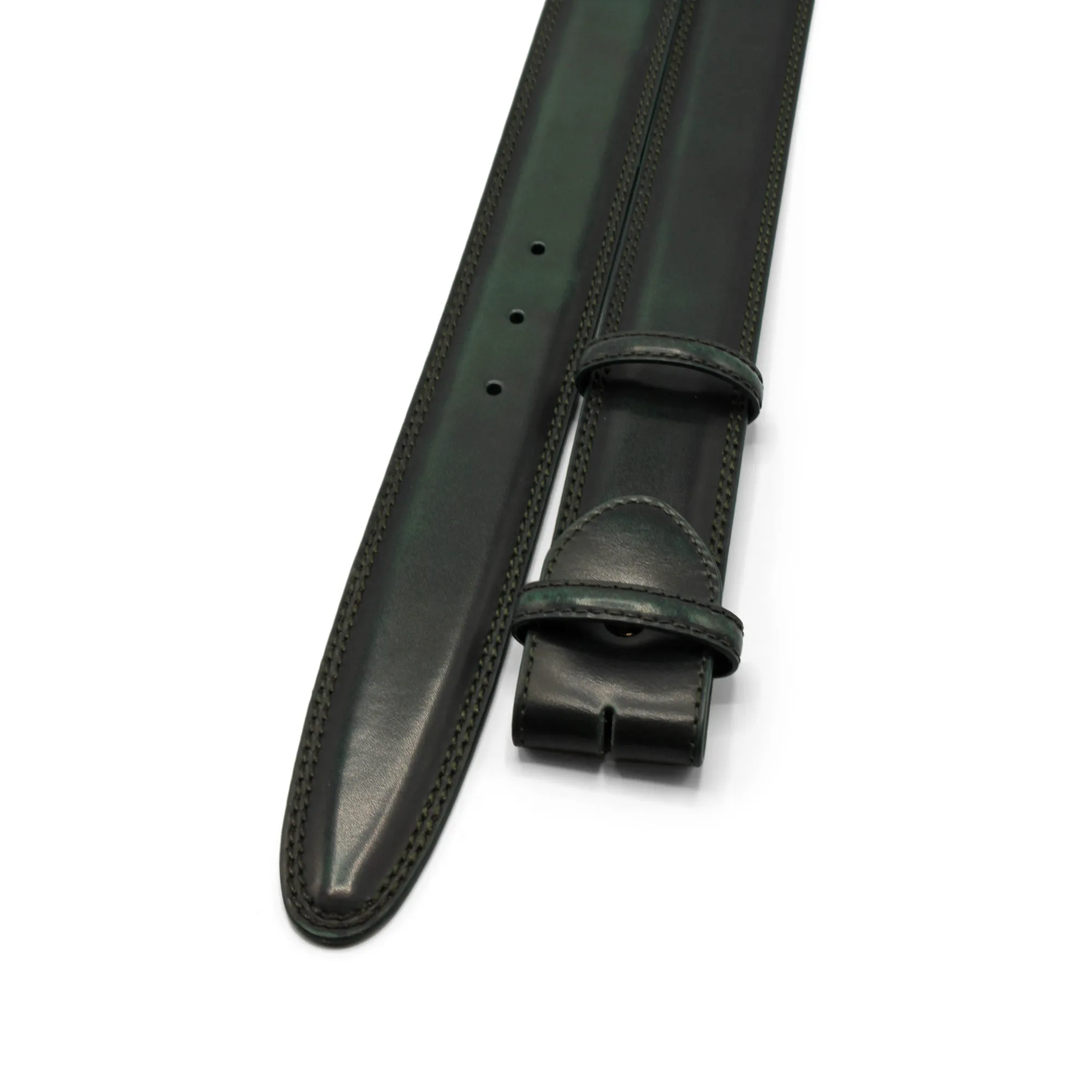 Bogart Welt Hand Burnished Tudor Belt Strap