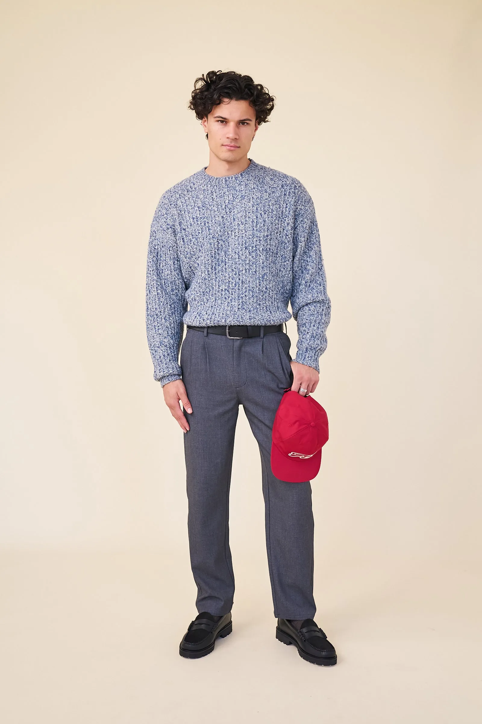Cozy Chunky Twist Heavy Knit Sweater - Pebble Gray