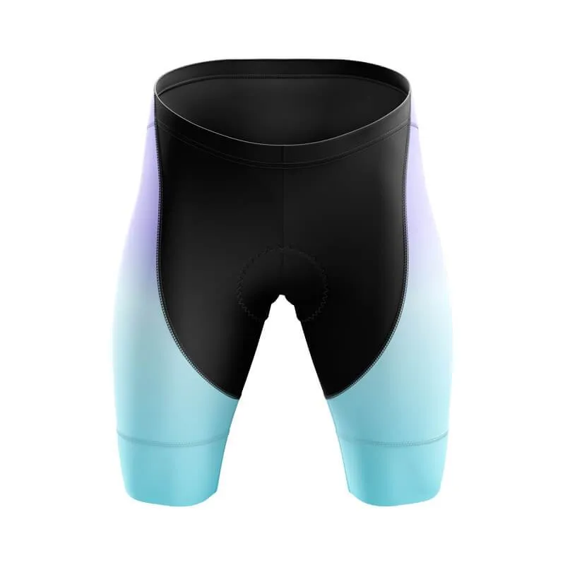 Cyan-Violet Gradient Shorts & Pants
