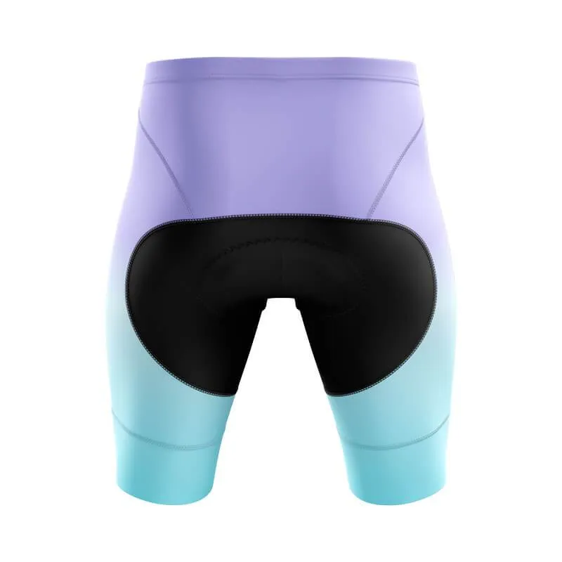 Cyan-Violet Gradient Shorts & Pants