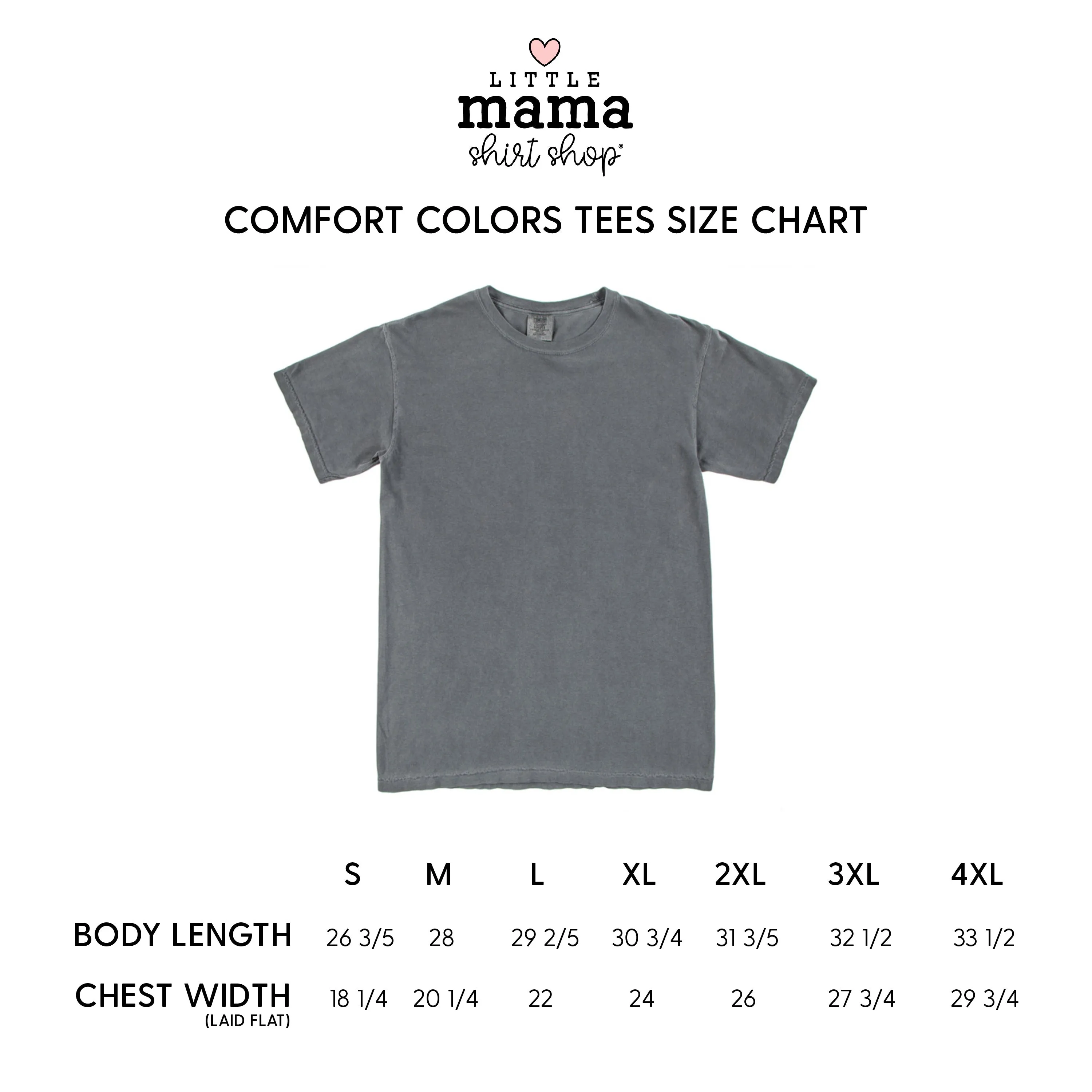 EMBROIDERED - PENCIL WITH BOW -  SHORT SLEEVE COMFORT COLORS TEE
