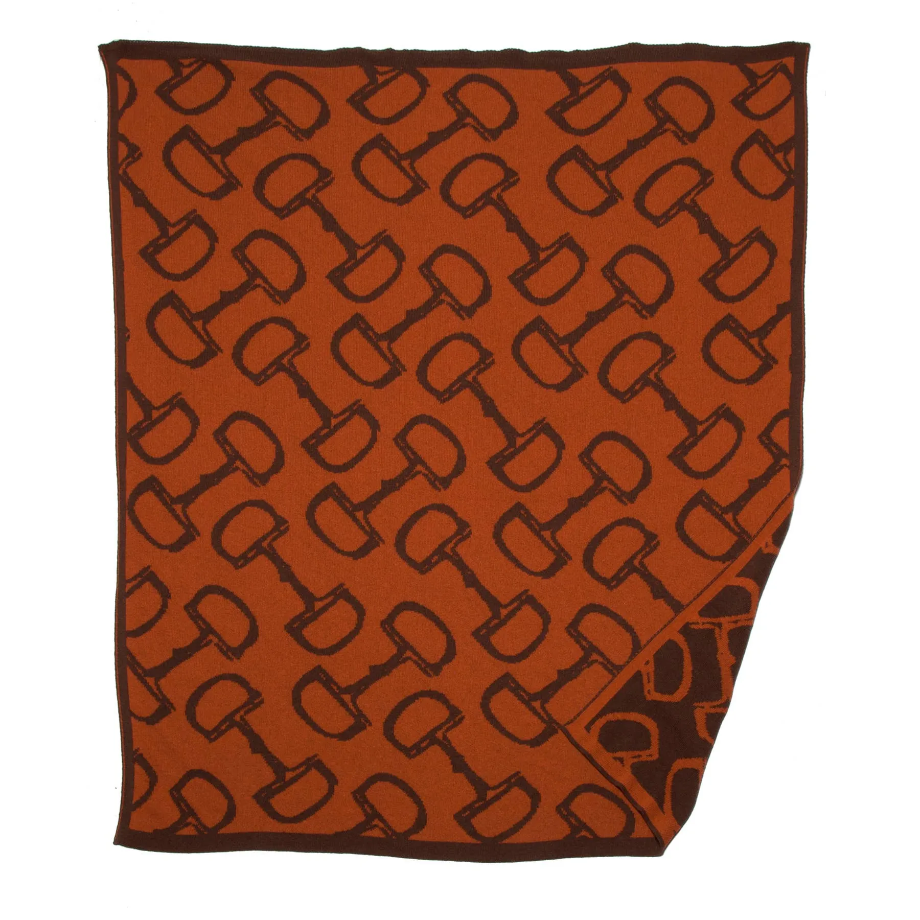in2green - Equestrian Horse Bits Reversible Throw