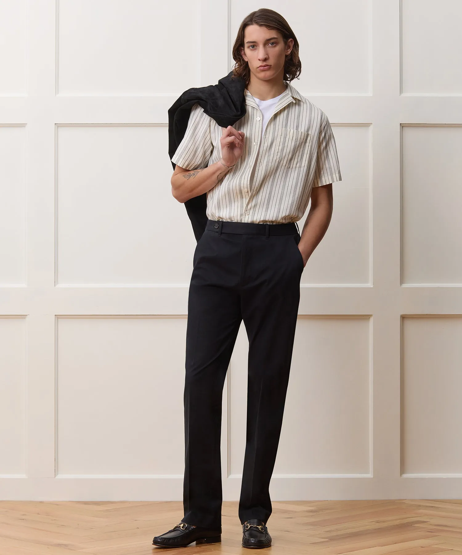 Italian Cotton Tab Chino