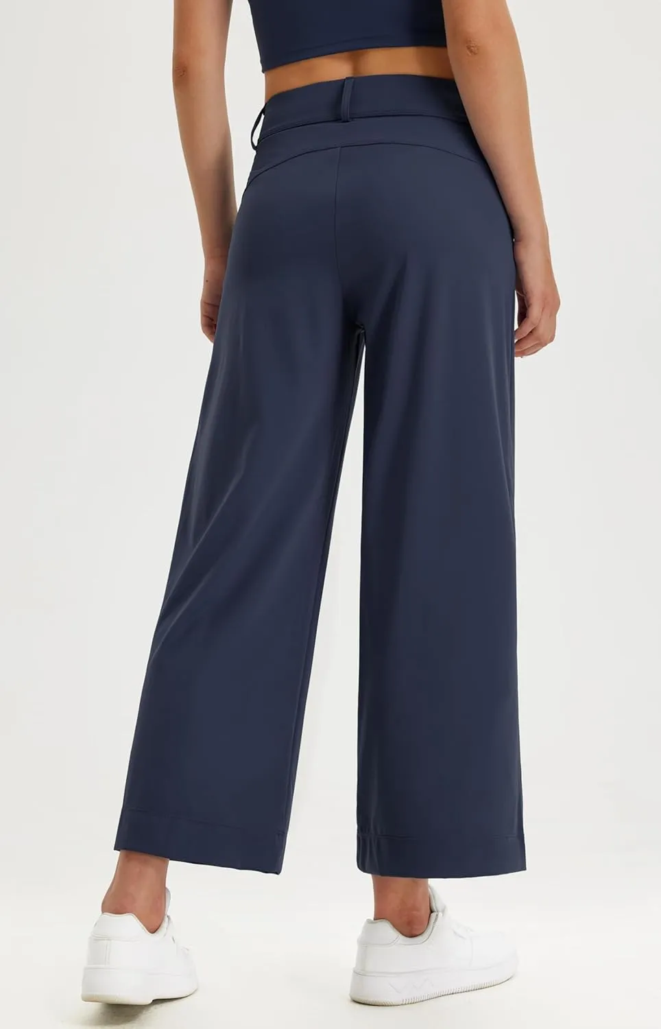 Libin Women's Wide Leg Dress Pants 27"/29"/31" High Waisted Stretch Work Casual Sweatpants Trousers with Pockets