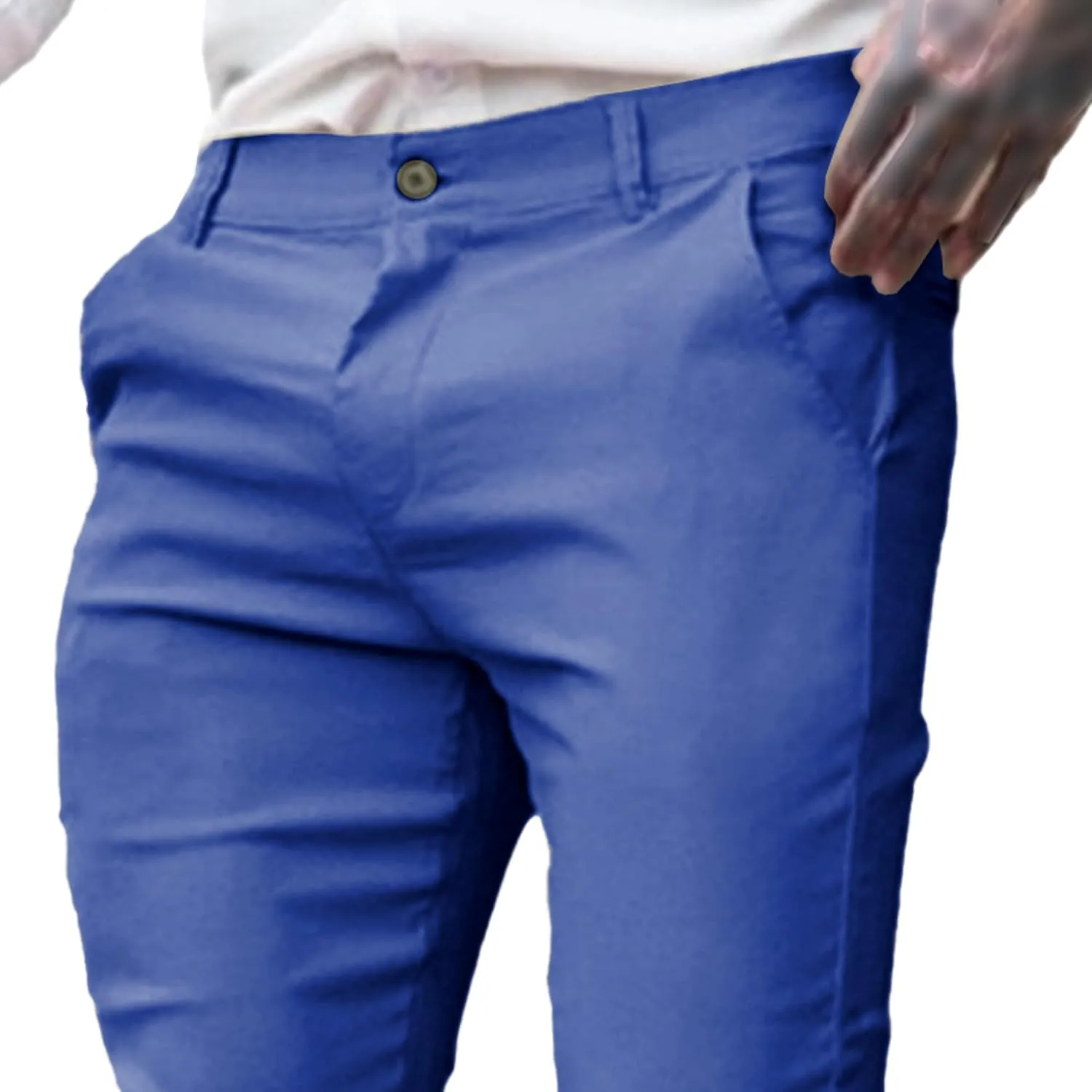 Mens Dress Pants Fashion Slim Fit Chino Pencil Pant Skinny Stretch Comfy Feet Pants Trousers Casual Pant