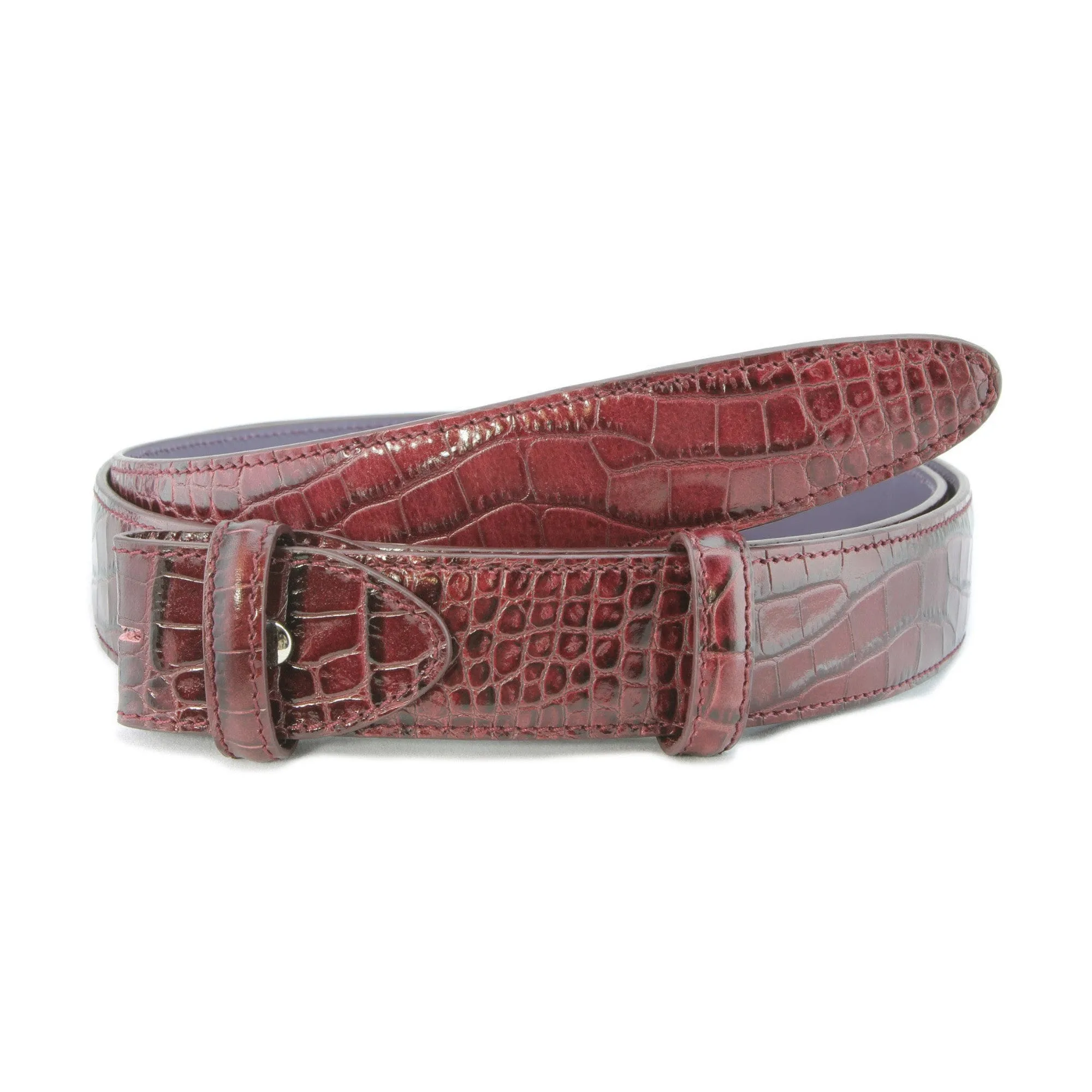 Mock Crocodile Classic Belt Strap