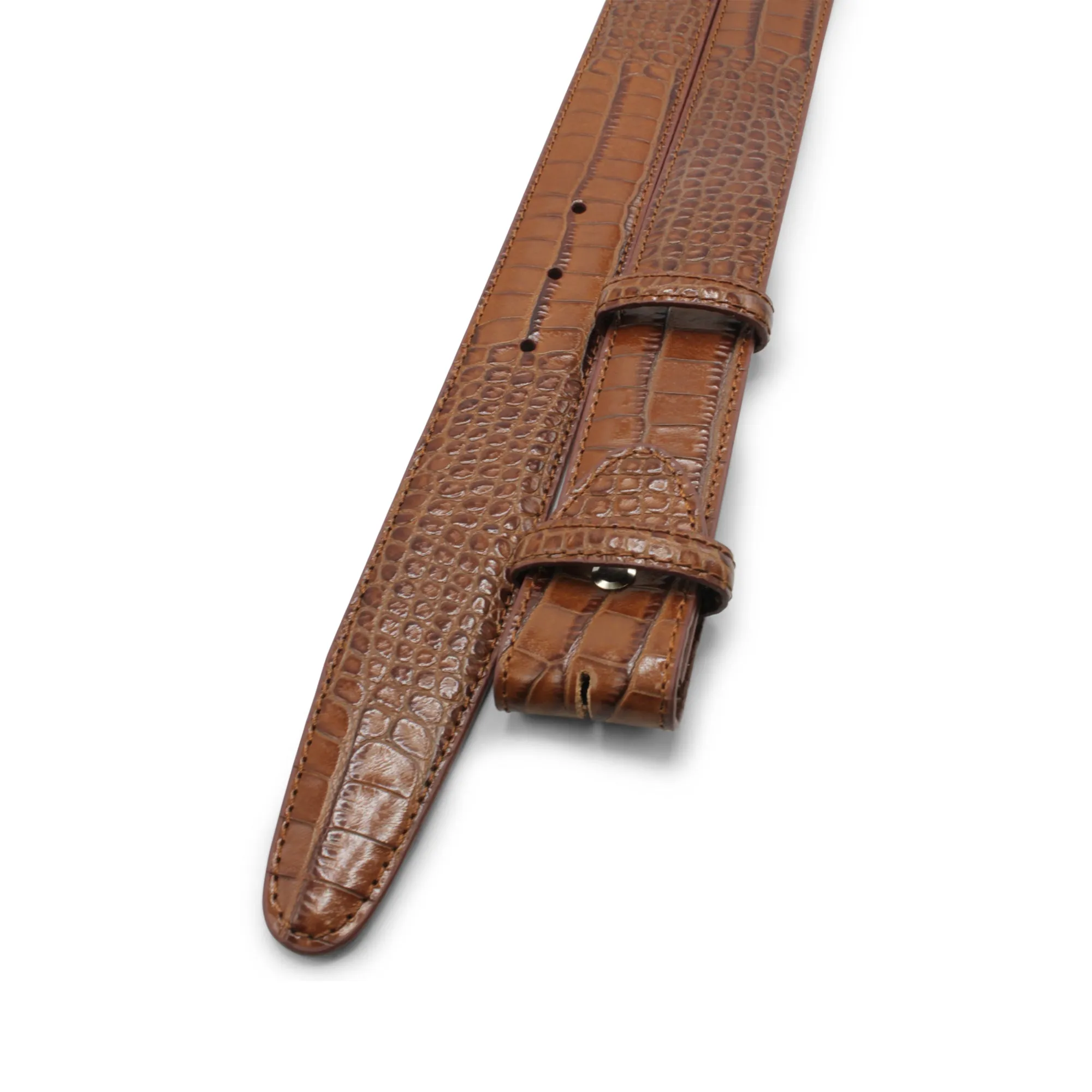 Mock Crocodile Classic Belt Strap