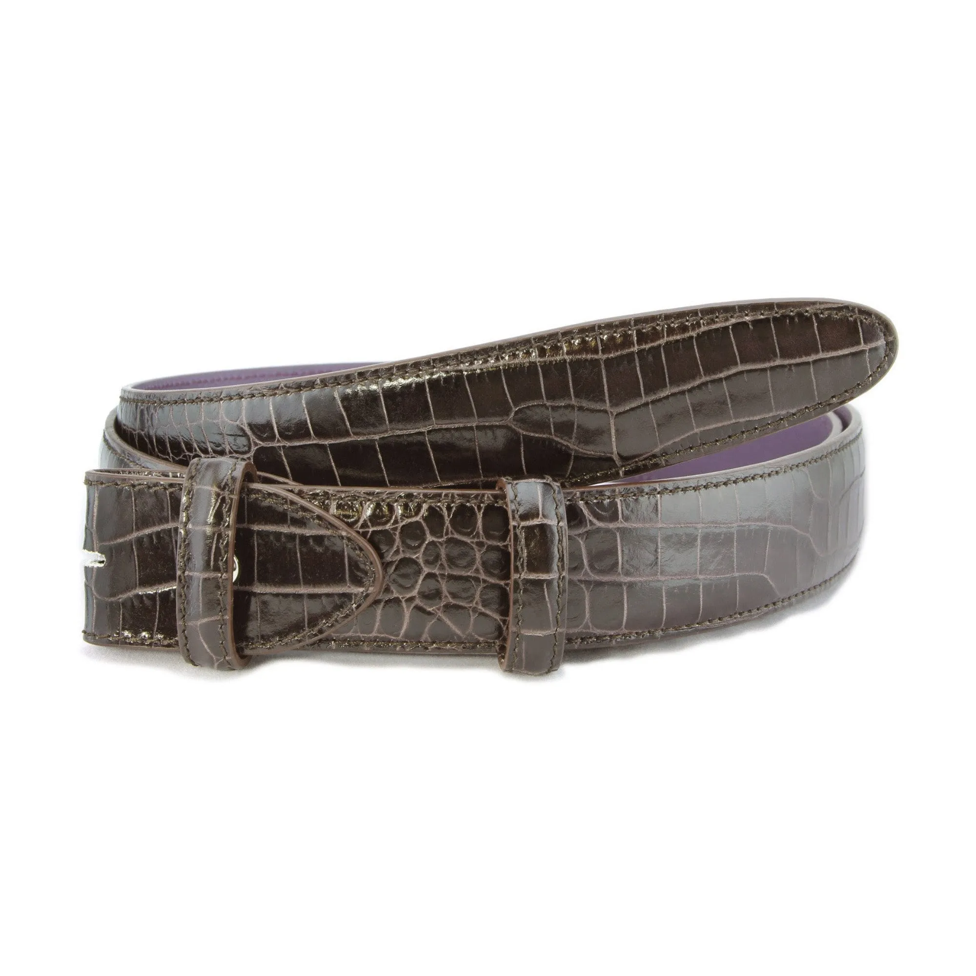 Mock Crocodile Classic Belt Strap