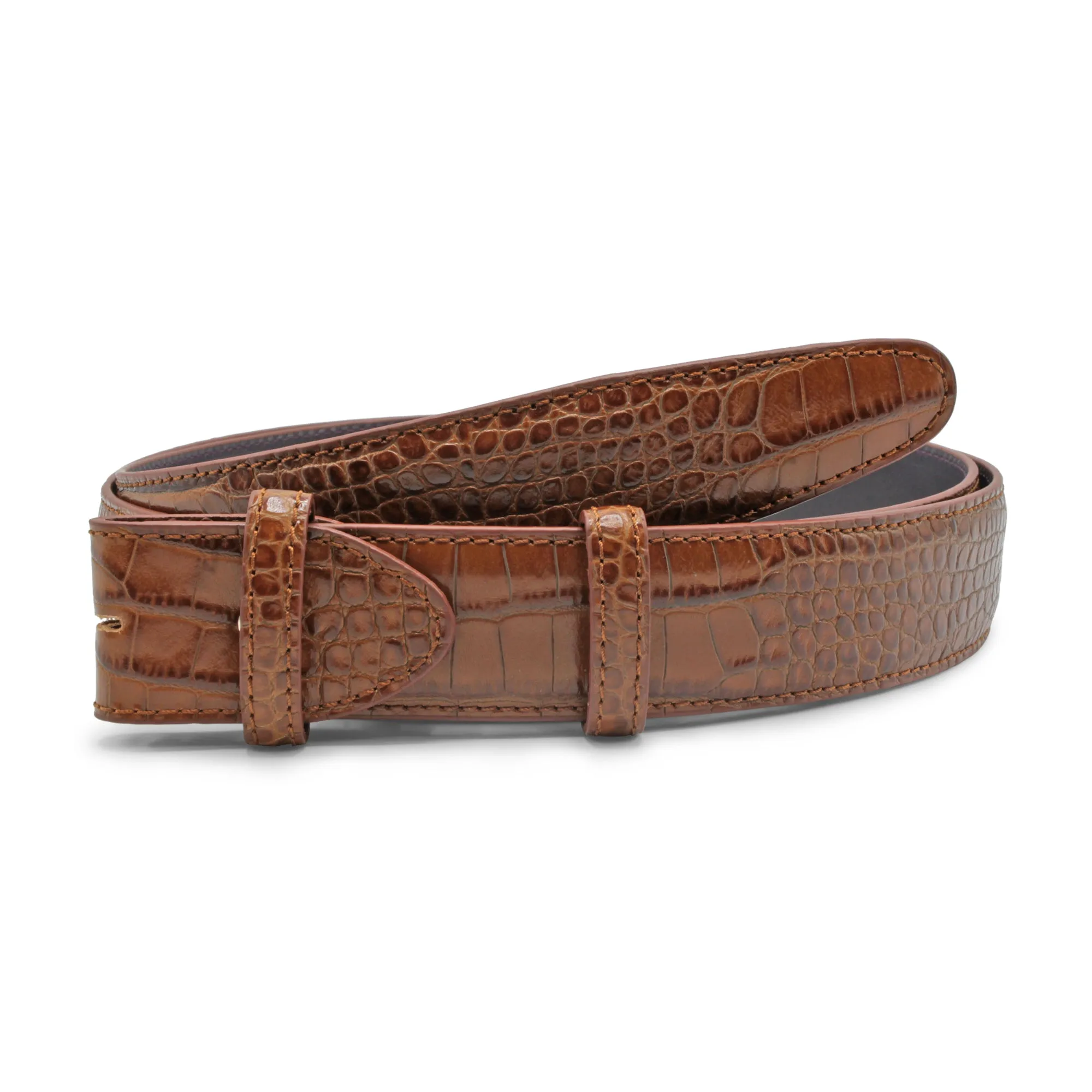 Mock Crocodile Classic Belt Strap