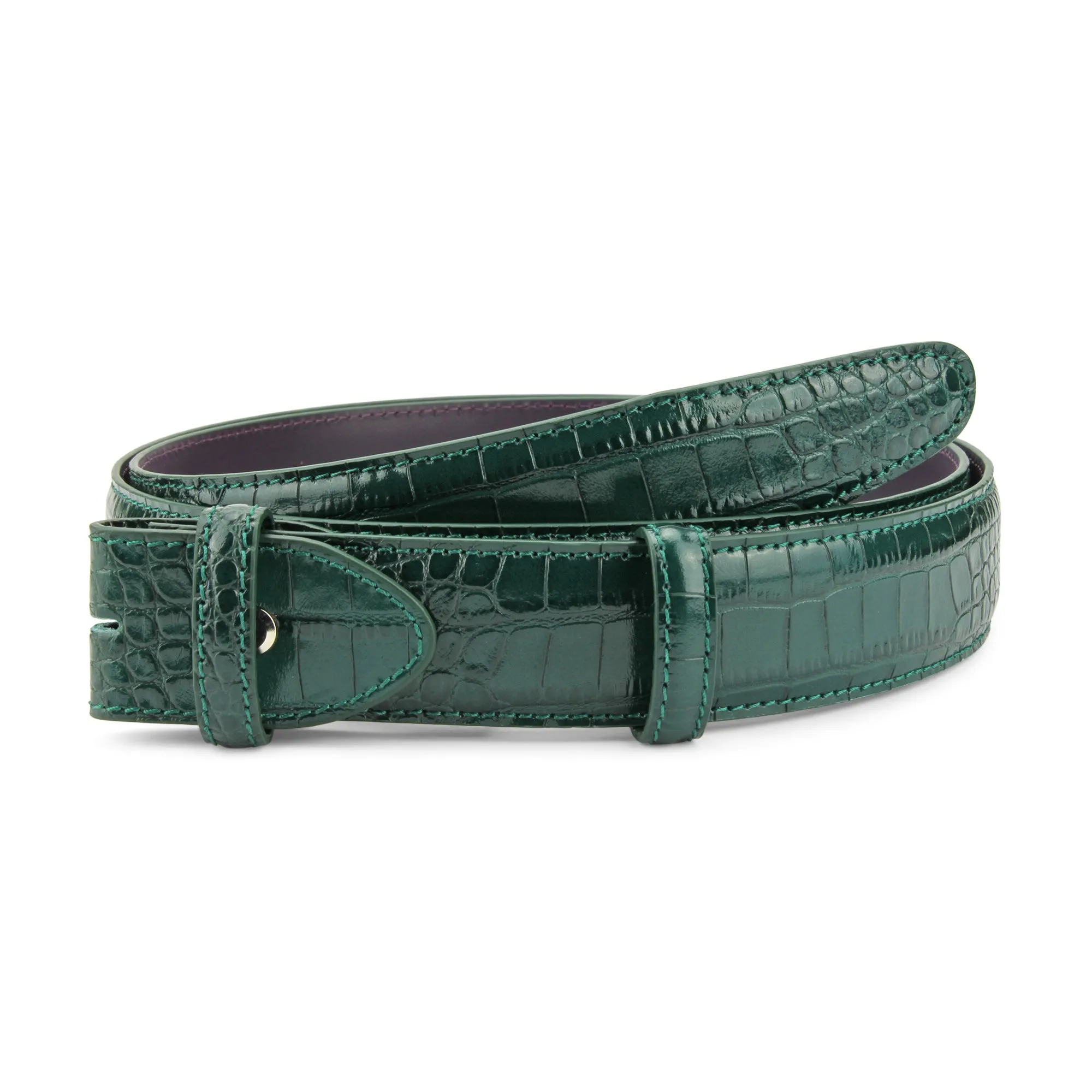 Mock Crocodile Classic Belt Strap