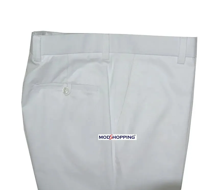 Mod Sta Press Trousers | White Sta Press Trouser