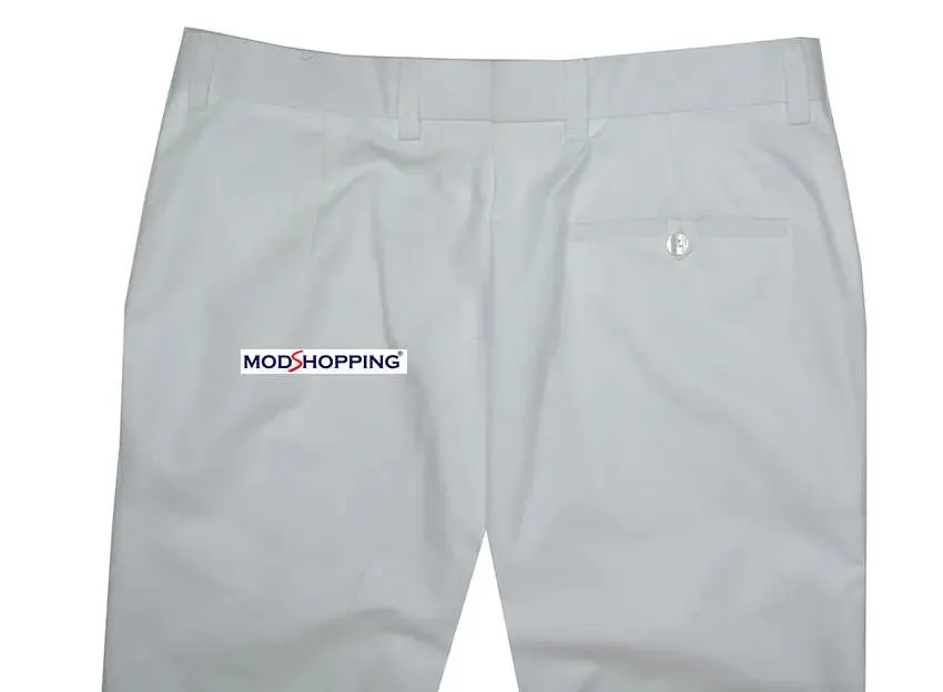 Mod Sta Press Trousers | White Sta Press Trouser