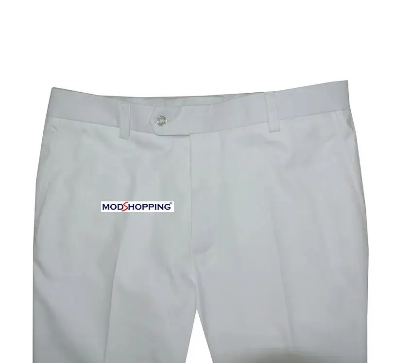 Mod Sta Press Trousers | White Sta Press Trouser