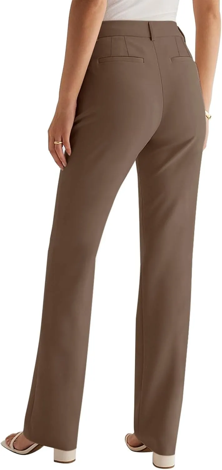 NIMIN Women High Waisted Dress Work Ankle Pants Long/Regular/Short Office Business Casual Trousers with Pockets 2025