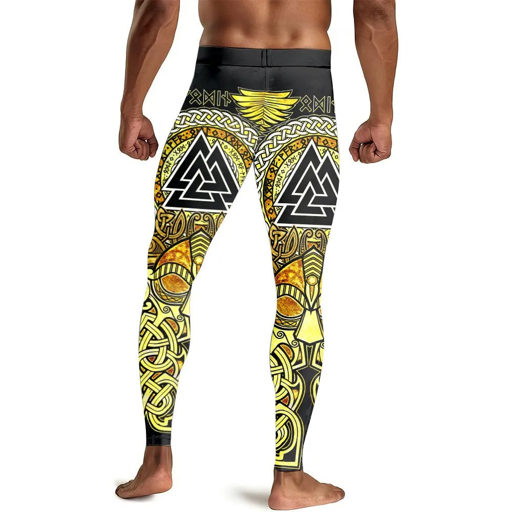 Odin Norse Rune Men's Compression Leggings