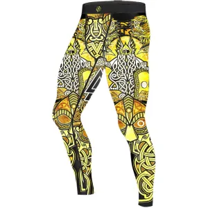 Odin Norse Rune Men's Compression Leggings