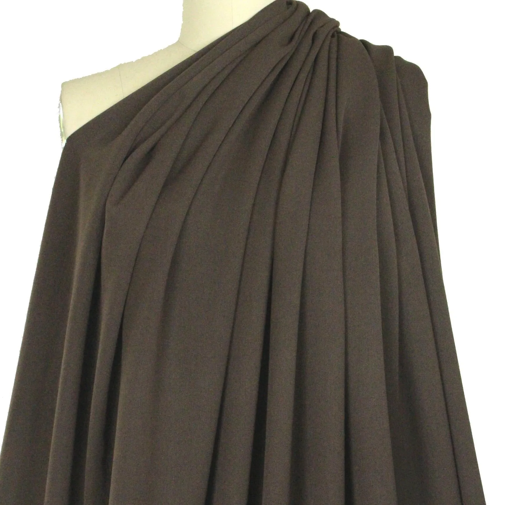 RPL bottomweight stretch gabardine - chocolate