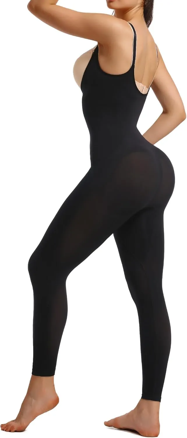 SHAPERX Hourglass Leggings 360 Compression 2 Sizes Look Full Body Shaper Breathable No Roll Down