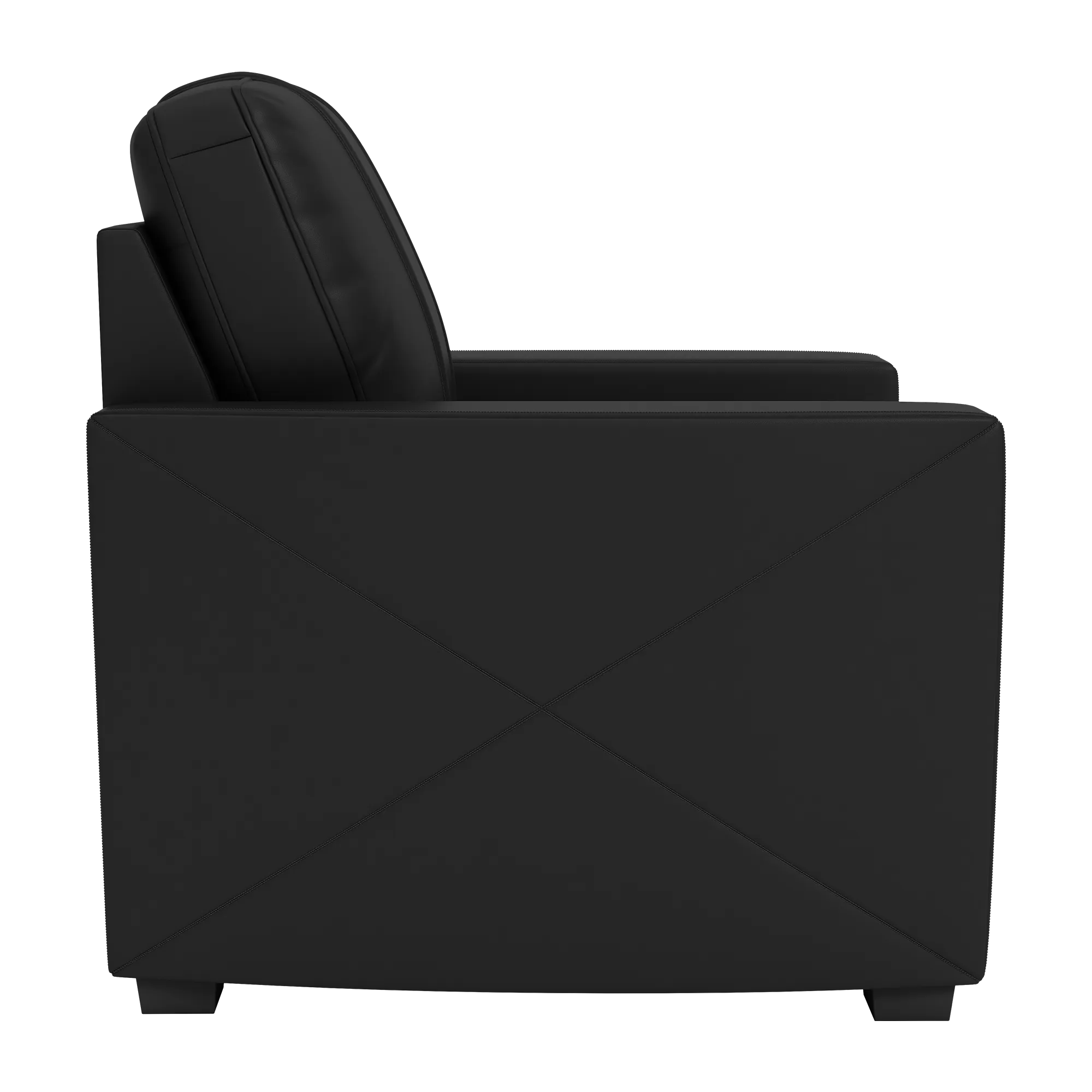 Silver Club Chair with Georgia Tech Yellow Jackets Block GT Logo