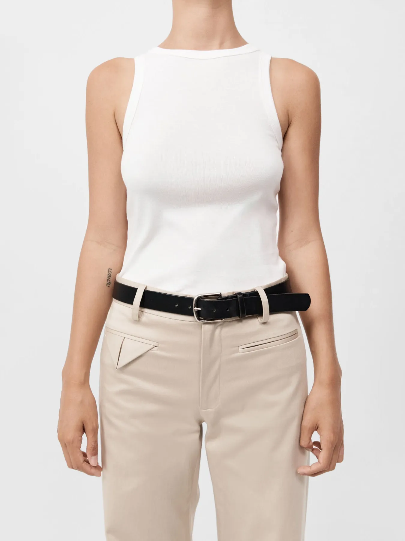 St. Agni Origami Pocket Trousers Champagne