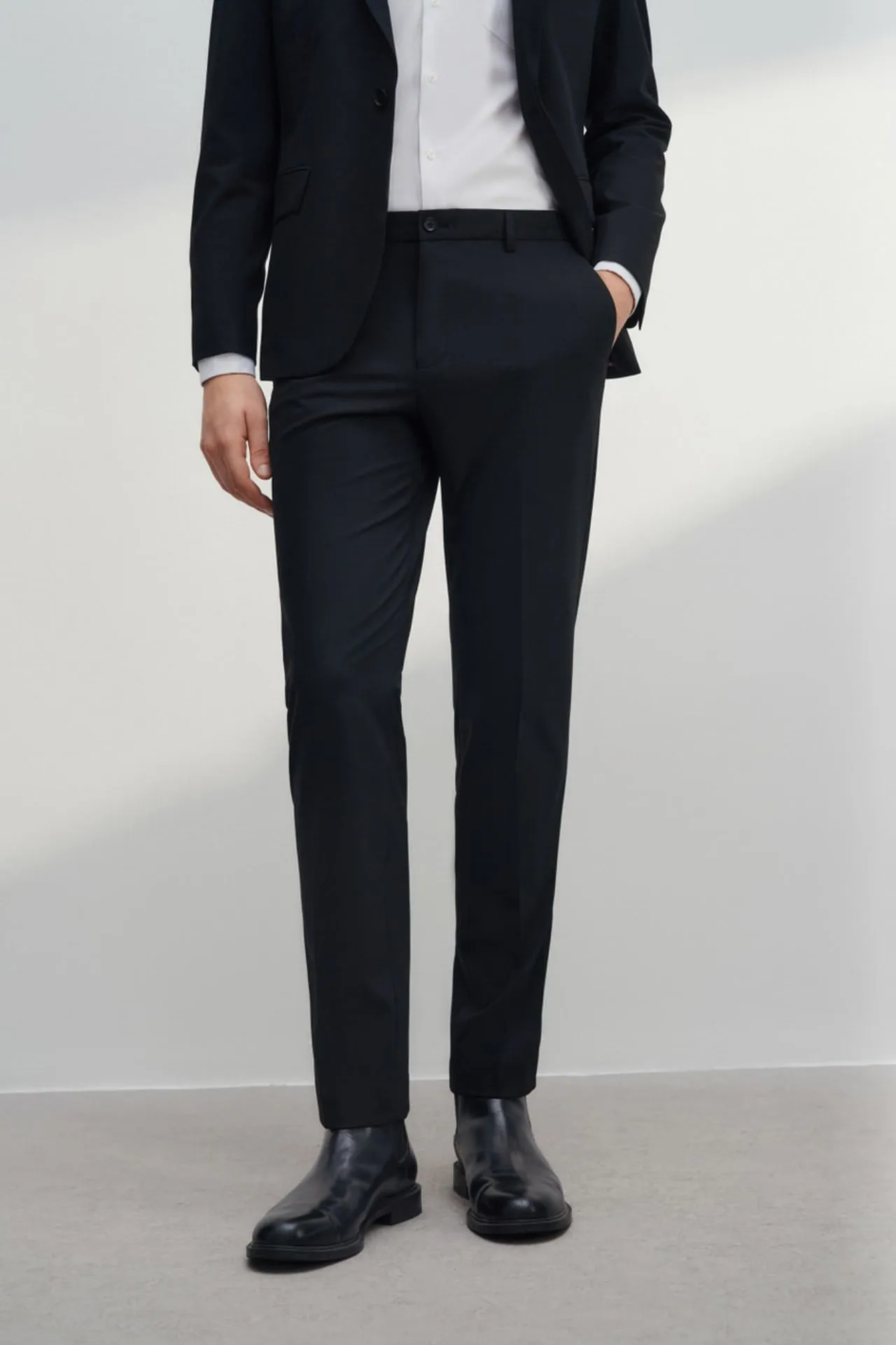 Super Soft Touch Multi-Way Stretch Smart Fit Twill Suit Pants