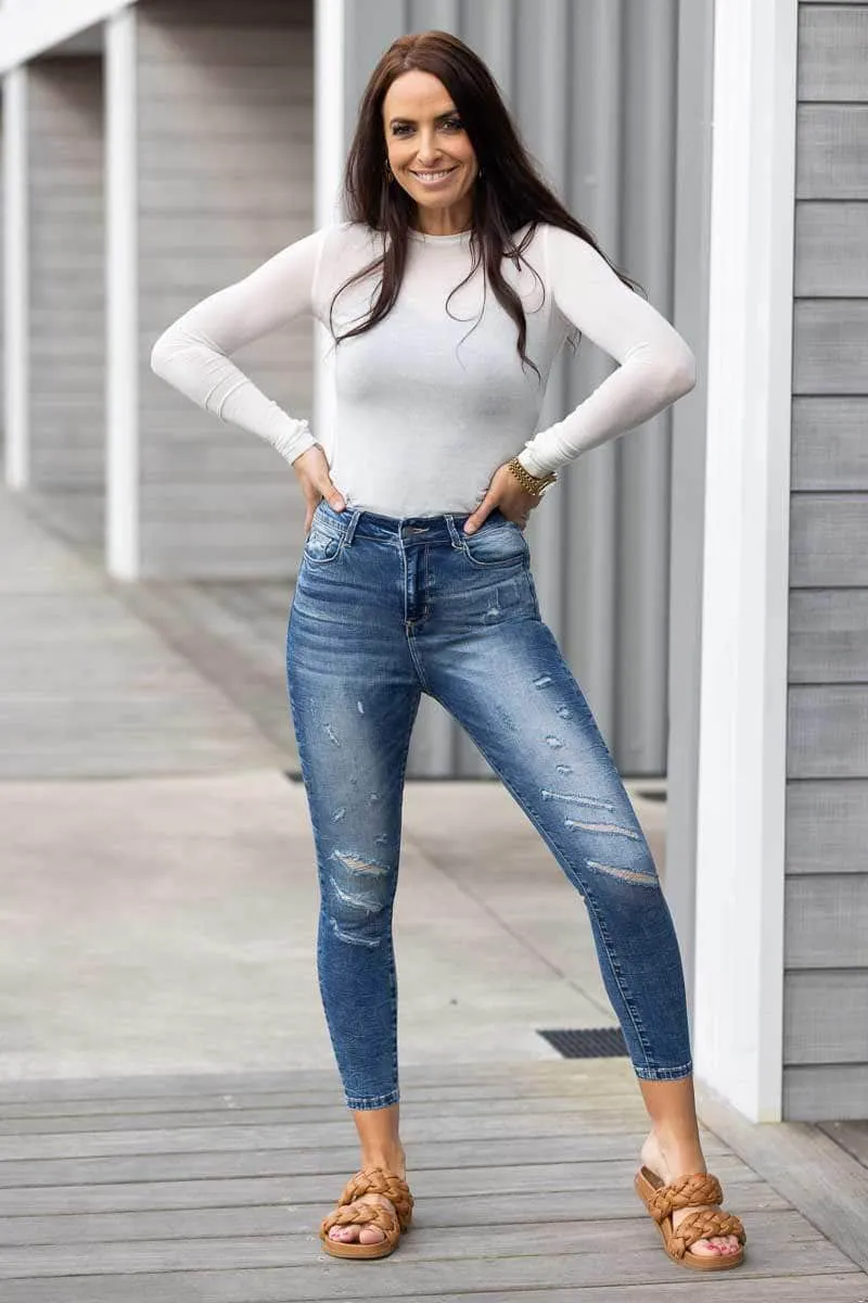 The High Waisted Skinny Jean