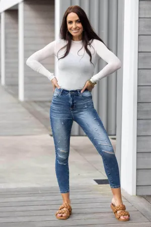 The High Waisted Skinny Jean