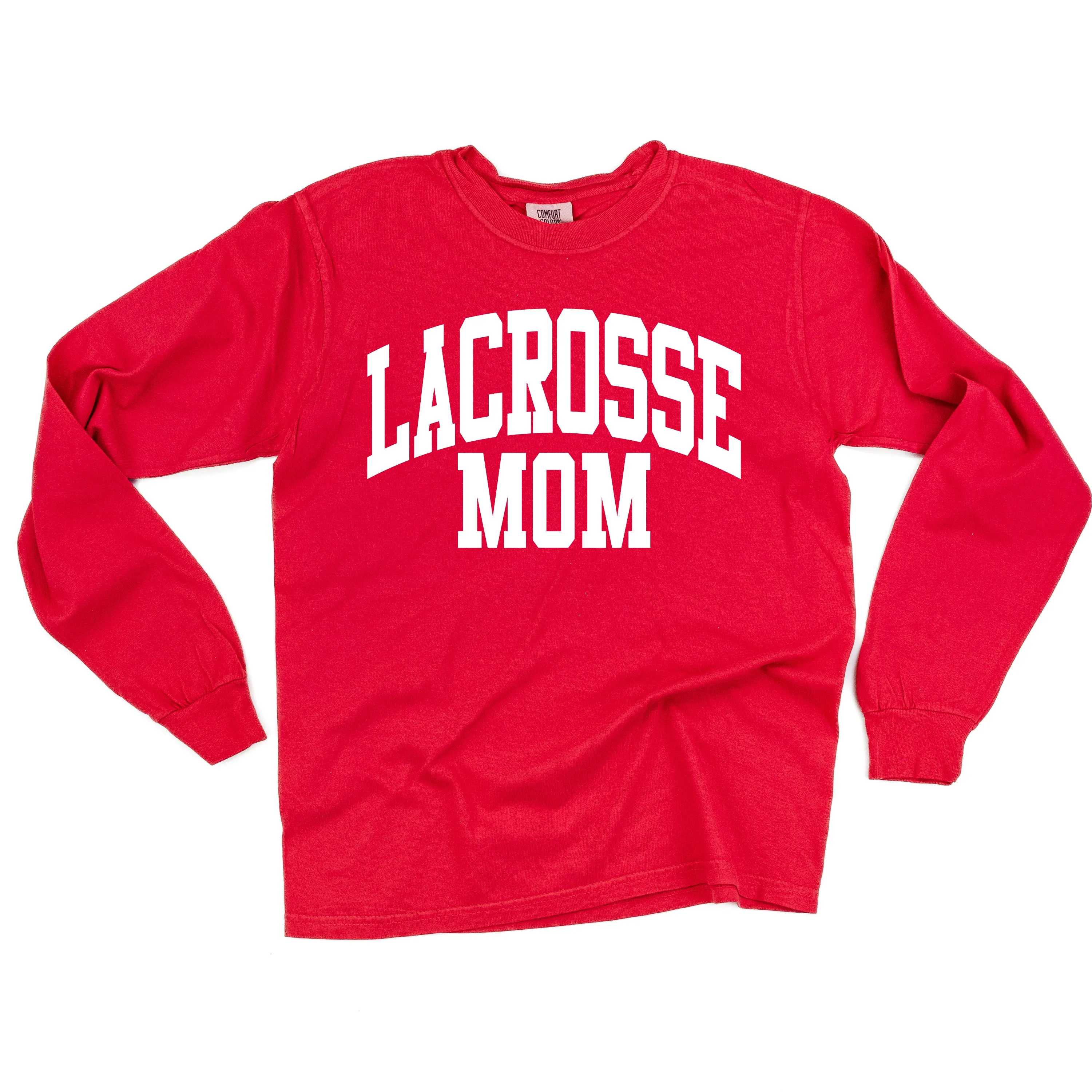Varsity Style - LACROSSE MOM - LONG SLEEVE COMFORT COLORS TEE