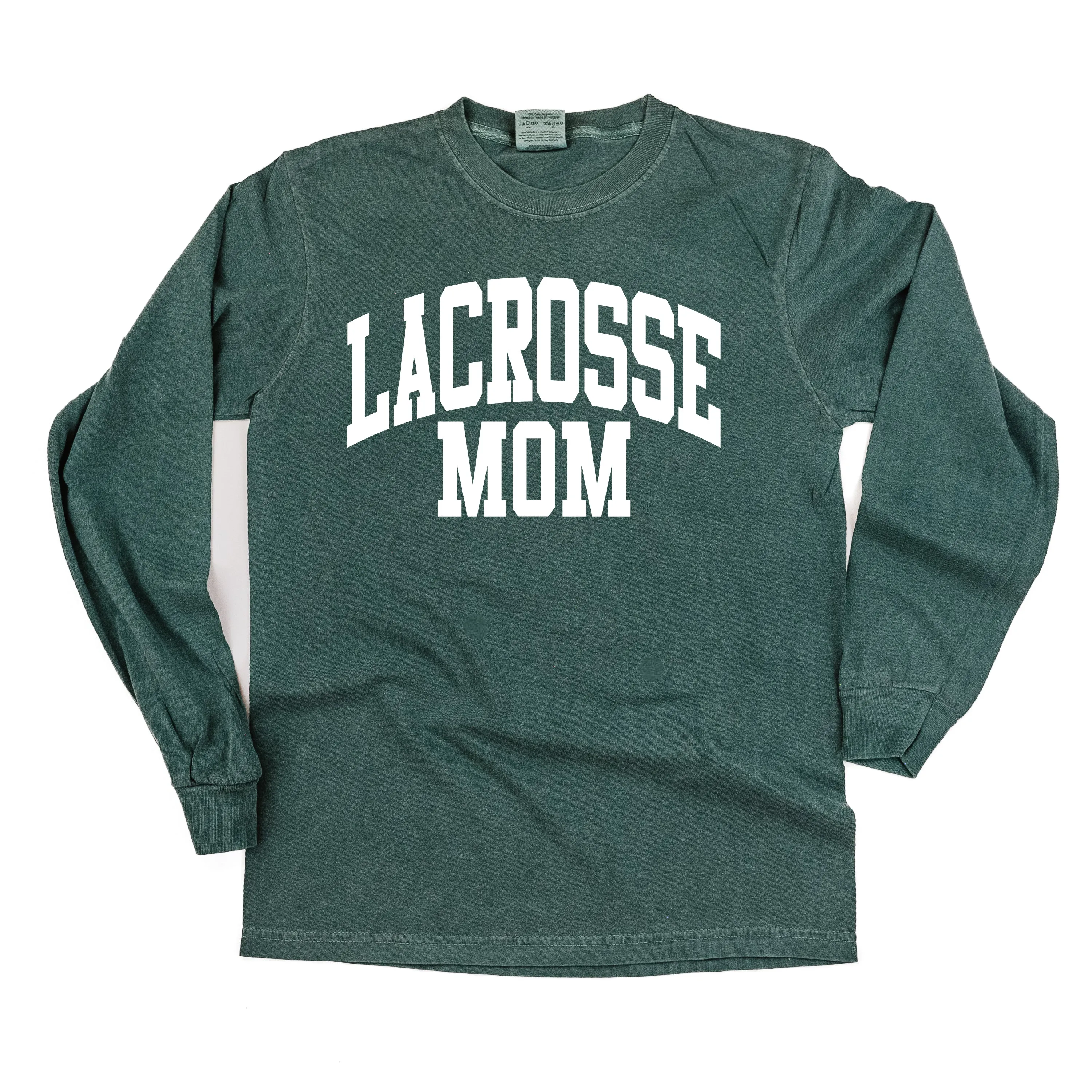Varsity Style - LACROSSE MOM - LONG SLEEVE COMFORT COLORS TEE