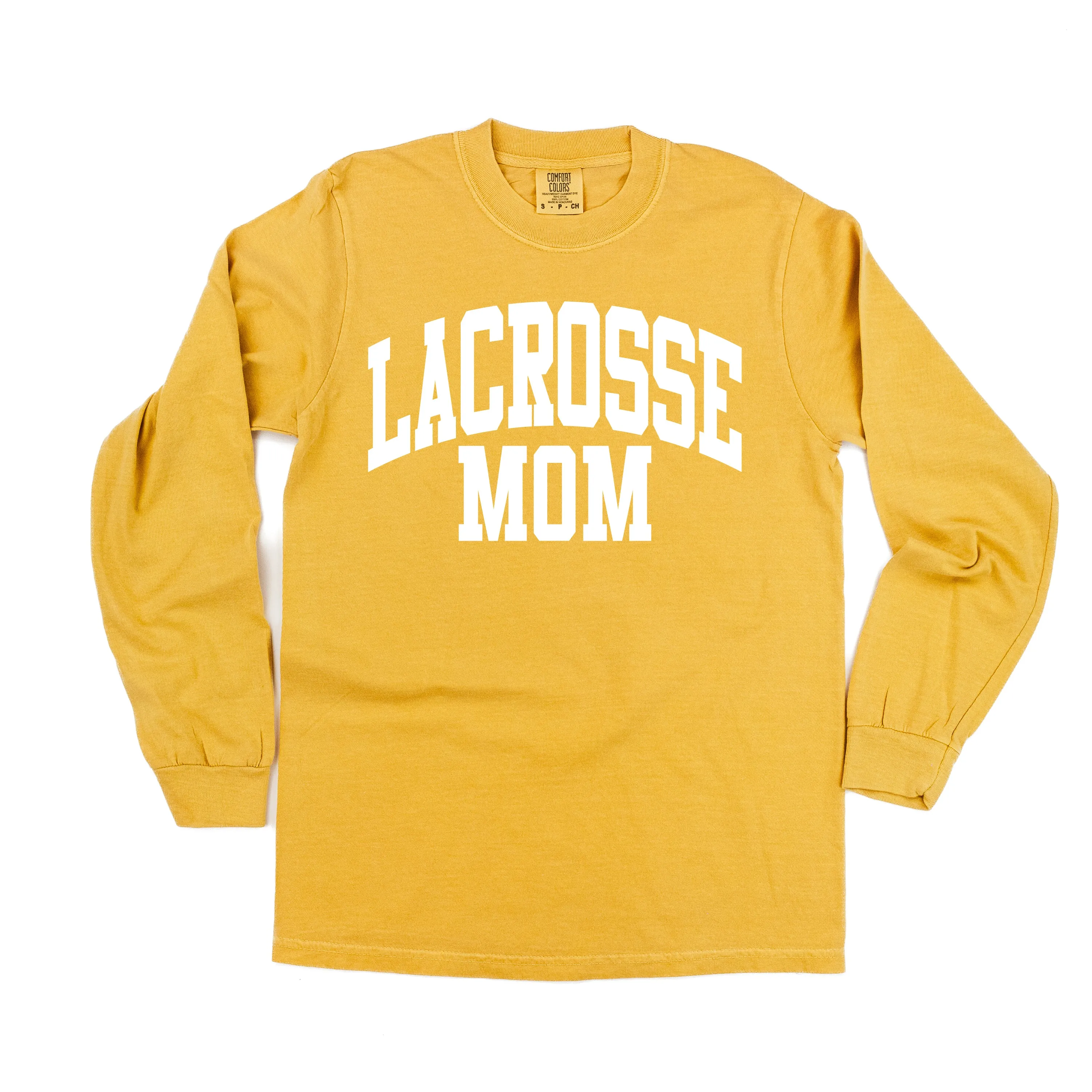 Varsity Style - LACROSSE MOM - LONG SLEEVE COMFORT COLORS TEE