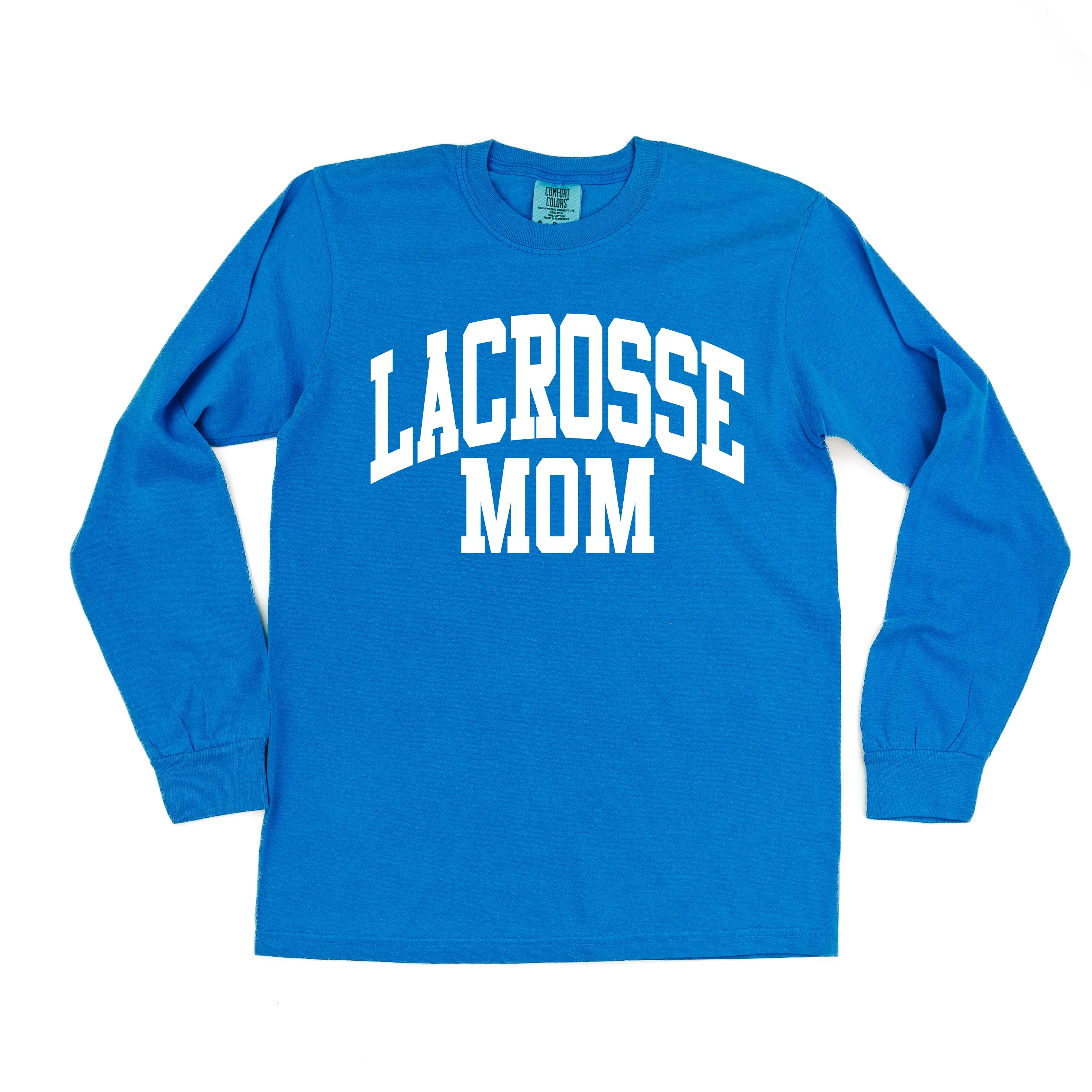 Varsity Style - LACROSSE MOM - LONG SLEEVE COMFORT COLORS TEE