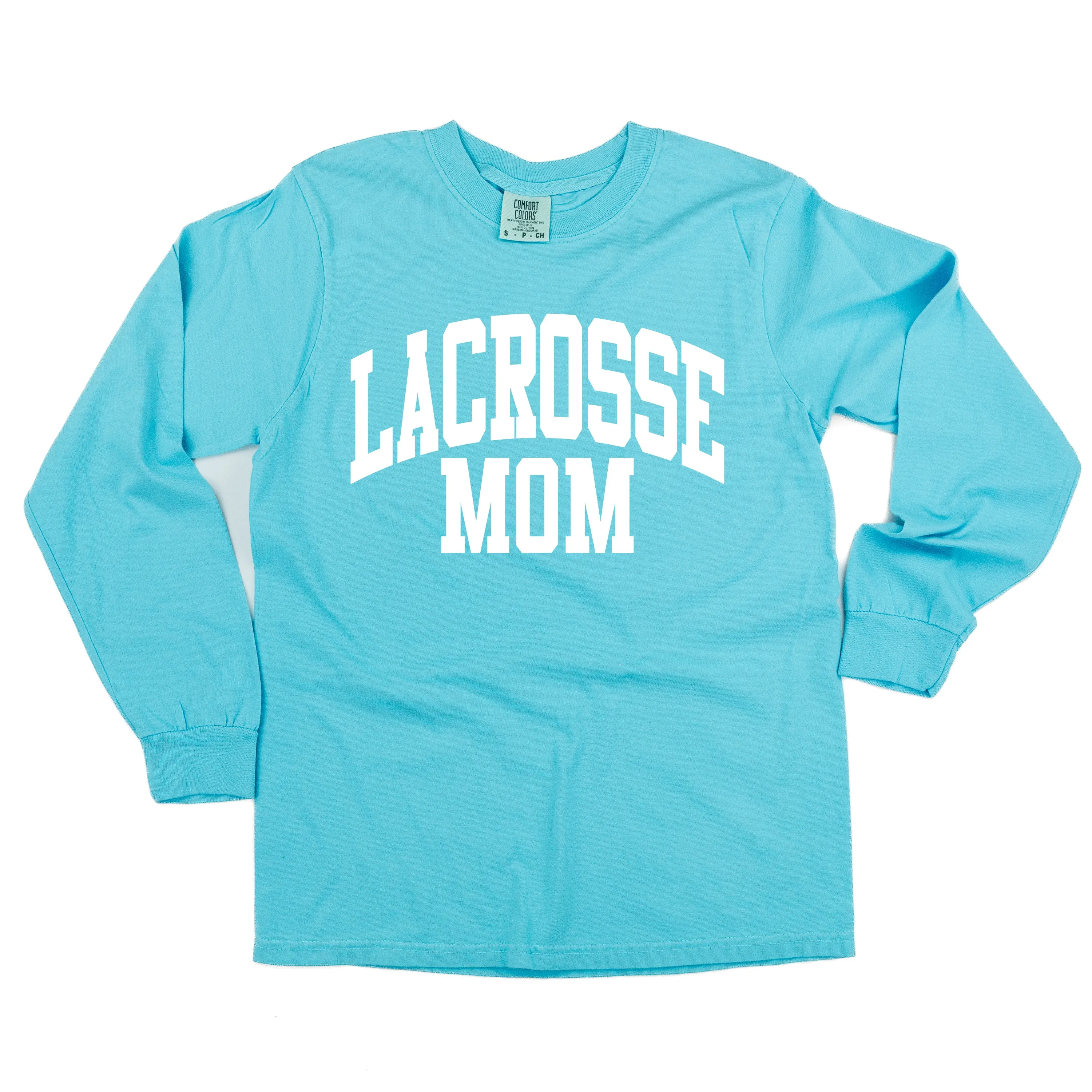 Varsity Style - LACROSSE MOM - LONG SLEEVE COMFORT COLORS TEE