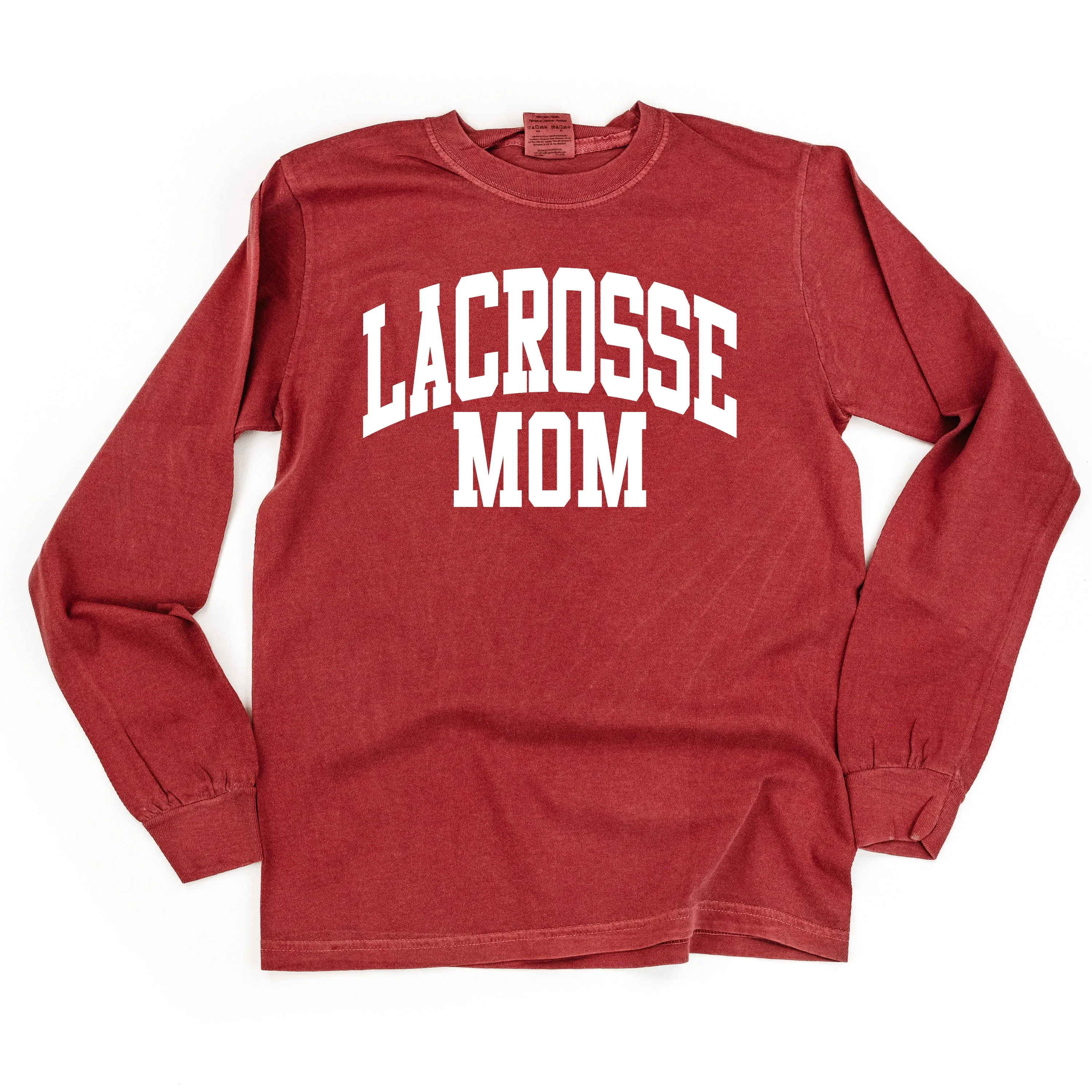 Varsity Style - LACROSSE MOM - LONG SLEEVE COMFORT COLORS TEE
