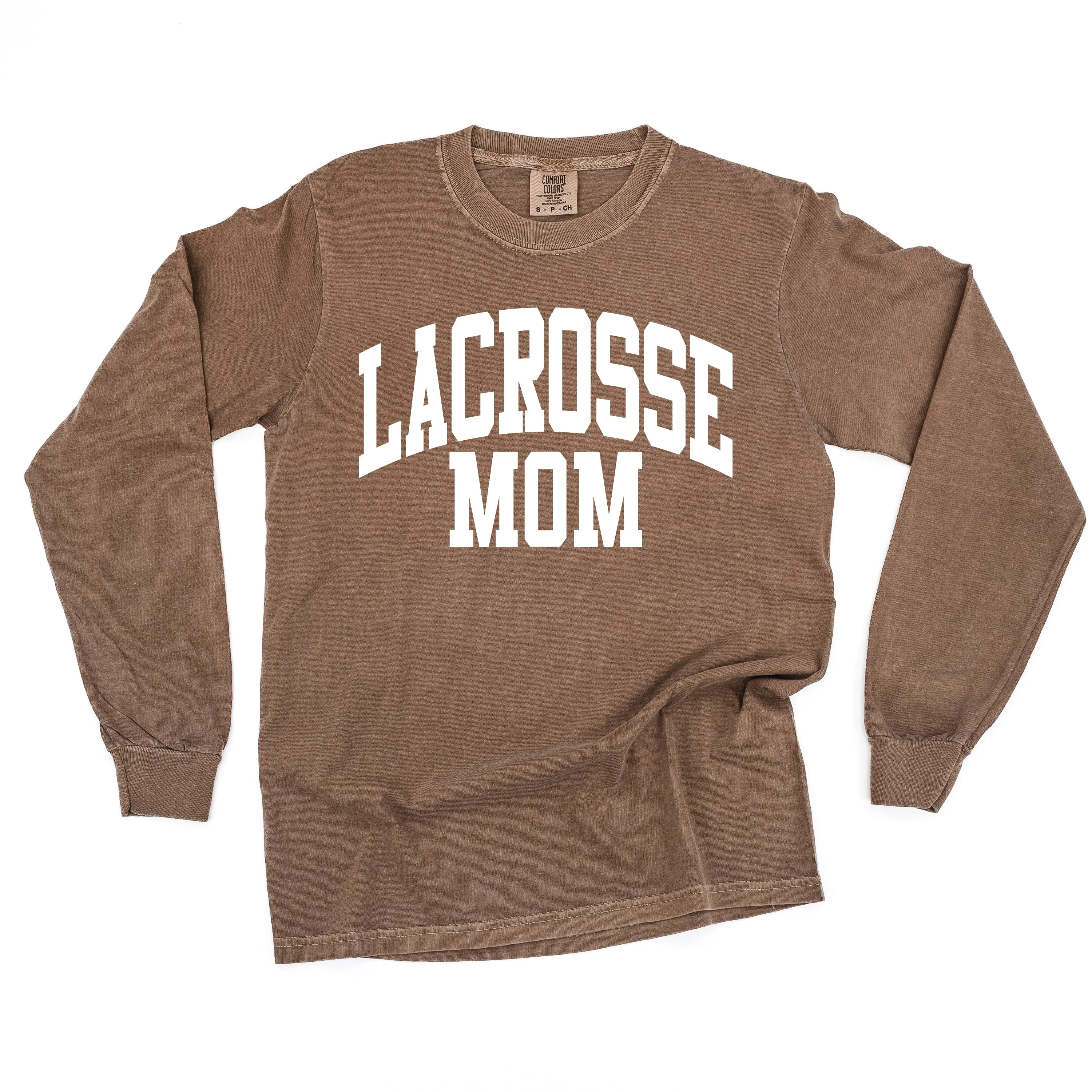 Varsity Style - LACROSSE MOM - LONG SLEEVE COMFORT COLORS TEE