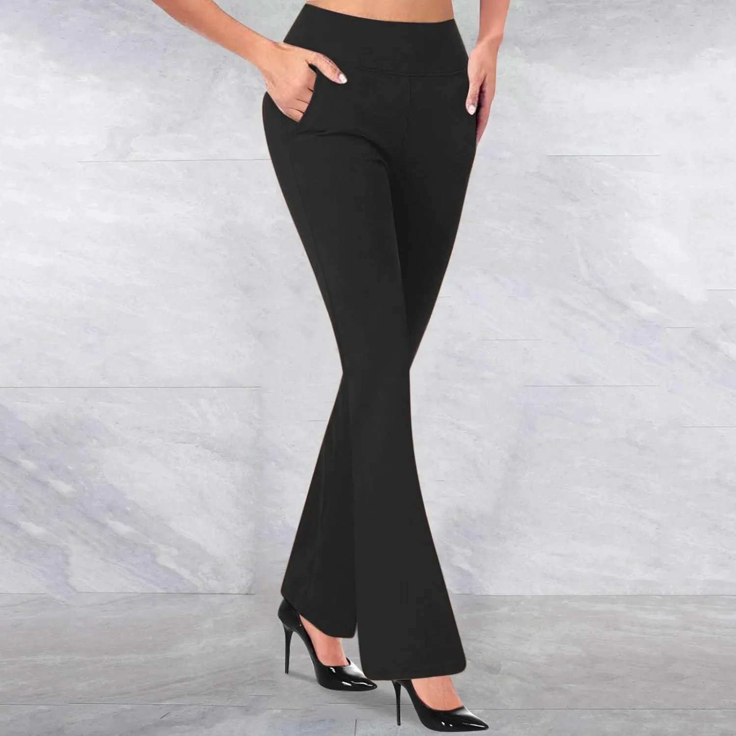 Work Pants for Women 2025 Fashion High Waist Stretch Casual Business Trousers Soft Comfy Athletic Workout Yoga Pants