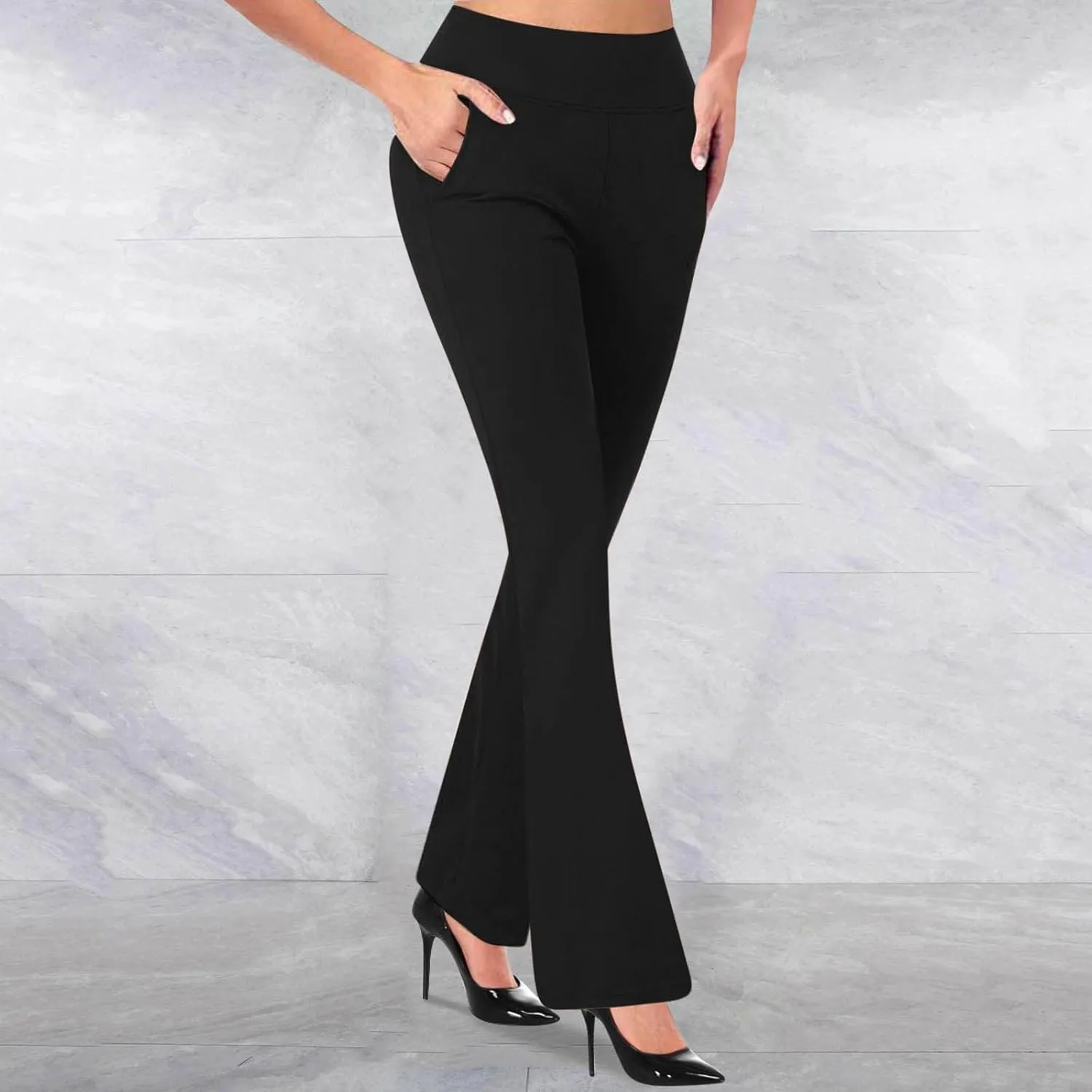 Work Pants for Women 2025 Fashion High Waist Stretch Casual Business Trousers Soft Comfy Athletic Workout Yoga Pants