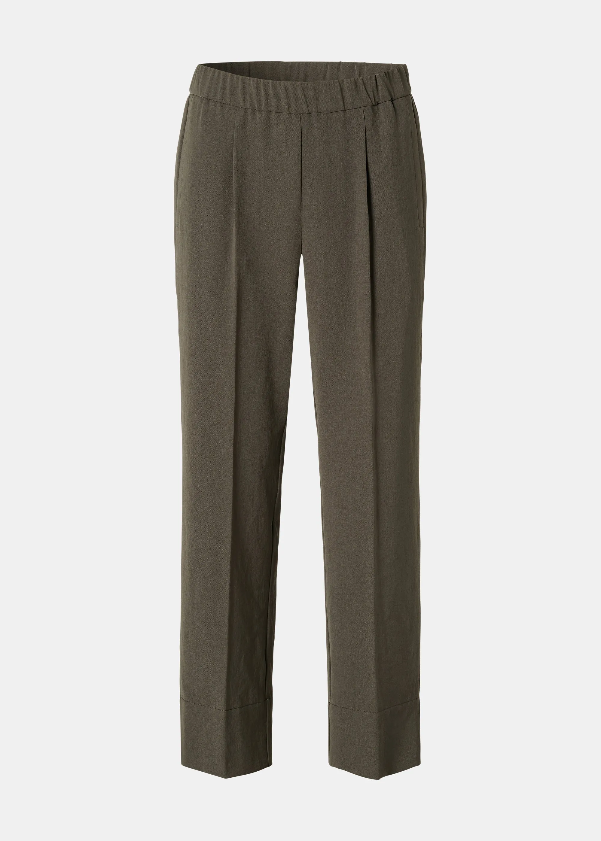 Zenggi Japanese Crepe Pants in Khaki